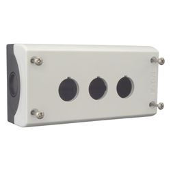 Eaton Aufbaugehäuse M22 M22-I3, 3 Einbaustellen, 56x153x80mm, Kunststoff, Grau... EATON-216538 4015082165383 (Abb. 1)