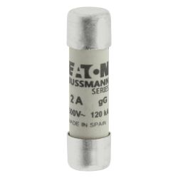 Eaton Zylindersicherung C10G2, 2A, 500V, 10x38mm, 120kA, gG/gL... EATON-C10G2 5027590493468 (Abb. 1)