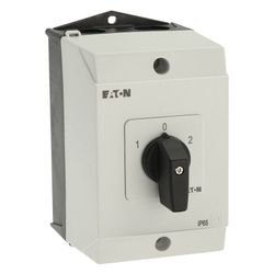 Eaton Umschalter T0 T0-3-8212/I1, 20A, 3 Kontakteinheiten, Kunststoff, Schwarz/Silber... EATON-207123 4015082071233 (Abb. 1)
