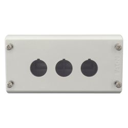 Eaton Aufbaugehäuse M22 M22-I3, 3 Einbaustellen, 56x153x80mm, Kunststoff, Grau... EATON-216538 4015082165383 (Abb. 1)