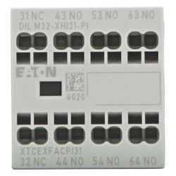 Eaton Hilfsschalterbaustein DILM DILM32-XHI31-PI, 4-polig, 3 S, 1 Ö, Frontbefestigung, Pu... EATON-199312 4015081973965 (Abb. 1)