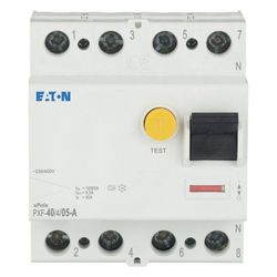 Eaton Fehlerstromschutzschalter xPole PXF-40/4/05-A, 40A 4-polig 500mA, Typ A, Grau... EATON-236779 4015082367794 (Abb. 1)