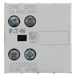 Eaton Hilfsschalterbaustein DILM DILM32-XHI11, 2-polig, Schraubklemmen, Frontbefestigung... EATON-277376 4015082773762 (Abb. 1)