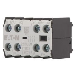 Eaton Hilfsschalterbaustein DILEM 22DILEM, 4-polig, 2 S, 2 Ö, Frontbefestigung, Schraubkl... EATON-010112 4015080101123 (Abb. 1)