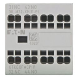 Eaton Hilfsschalterbaustein DILM DILM32-XHI11-PI, 2-polig, 16A, 1S, 1Ö, Frontbefestigung,... EATON-199309 4015081973934 (Abb. 1)