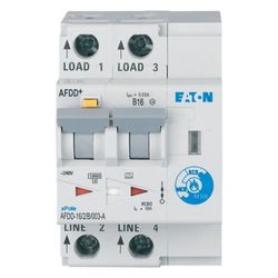Eaton Brandschutzschalter xPole AFDD+ AFDD-16/2/B/003-A, 2-polig, B16A, 30mA, Typ A, 1872... EATON-187204 4015081822539 (Abb. 1)