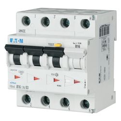 Eaton FI/LS-Schalter FRBm6 FRBM6-C16/3N/01-A, 16A, 100mA, 4-polig... EATON-170929 4015081670604 (Abb. 1)