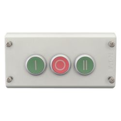 Eaton Drucktaster M22-I3-M1, 3 Einbaustellen, Kunststoff, Grau... EATON-216532 4015082165321 (Abb. 1)