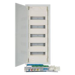 Eaton Unterputz-Kleinverteiler xComfort KLV-60UPP-F, 5-reihig, 60TE, 840x360x100mm, Kunst... EATON-302410 9010238160804 (Abb. 1)