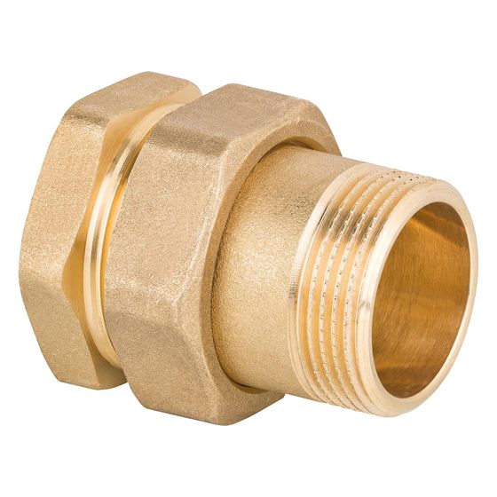 Effebi Verschraubung flach dichtend 3-teilig, DN 32 1 1/4