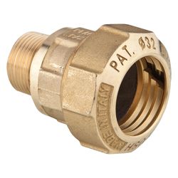 Effebi Anschlussverschraubung Typ 862, 50mm x 1 1/4", 3-teilig, Messing... EFFEBI-10010807P 8016615029468 (Abb. 1)