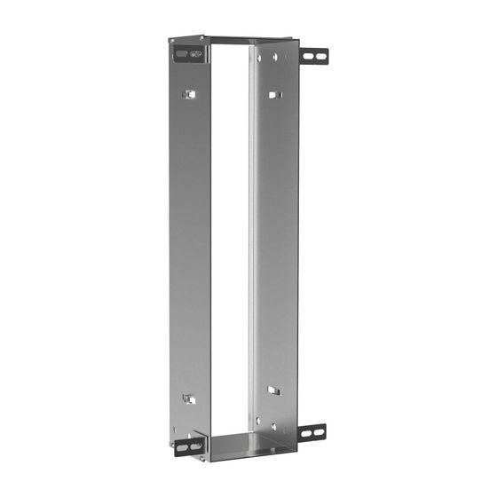 emco Einbaurahmen Asis 150 für Unterputz-Module rostfreier Stahl 809 mm Höhe