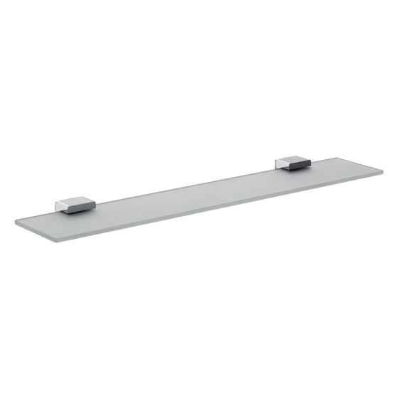 emco Ablage loft, 600x25x112,5mm, Kristallglas/Aluminium, Transparent/Chrom, 51000160