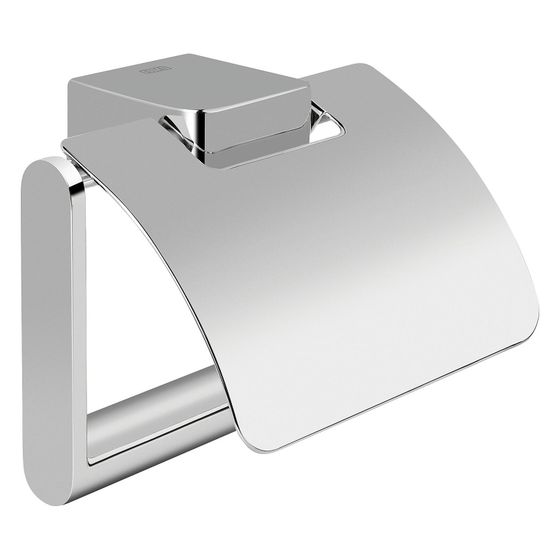 emco Papierhalter trend, mit Deckel, 124x87x110mm, Zinkdruckguss, Chrom