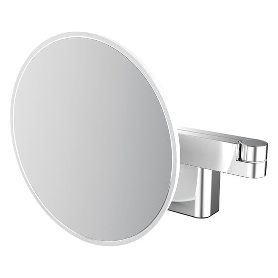 emco LED-Wandkosmetikspiegel evo, 5-fach Vergrößerung, 209mm, Metall