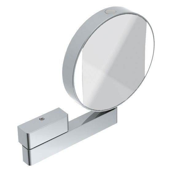 emco LED-Wandkosmetikspiegel prime, 3-fach/7-fach Vergrößerung, 304,2mm, 1-armig, Metall, verchromt
