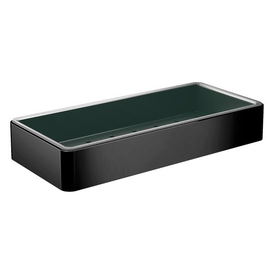 emco Seifenkorb loft, 220x36x101mm, Aluminium/Kunststoff, Schwarz, 54513302