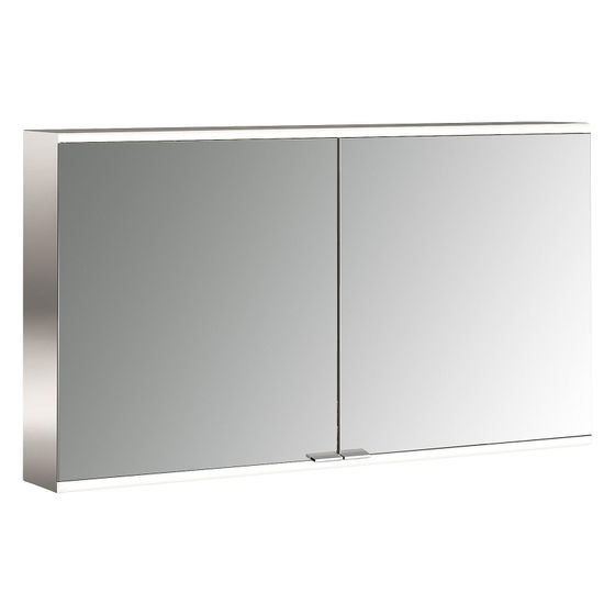 Emco Spiegelschrank Prime2 Facelift 1200 LED, 1183x700x152mm, 2 Türen, Aluminium, verspiegelt
