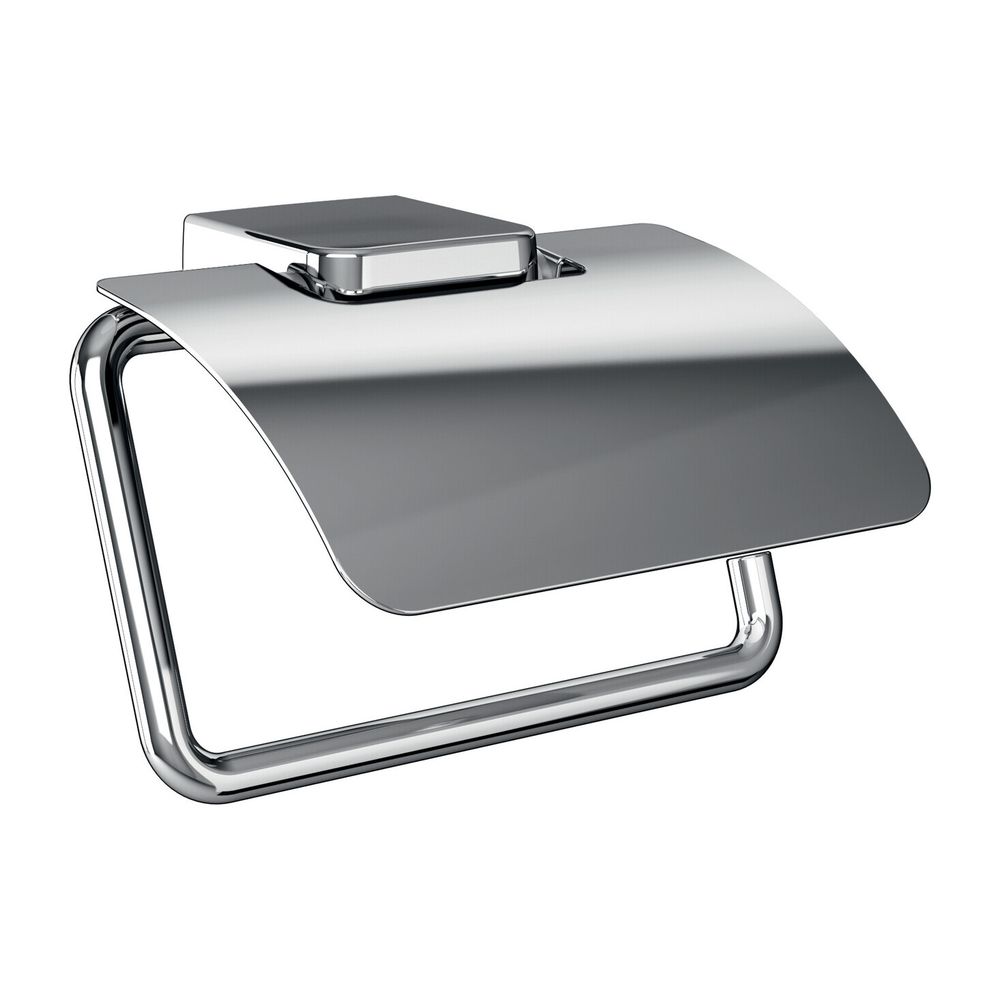 emco Trend Papierhalter mit Deckel aus Zamak runder Stab Schraubbefestigung verdeckte B... EMCO-020000100 4018445104197 (Abb. 1)