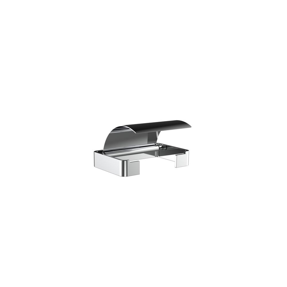 emco Loft Papierhalter mit Deckel rechteckige Abdeckrosette flacher Stab Zamak Schraubb... EMCO-050000100 4018445078030 (Abb. 1)