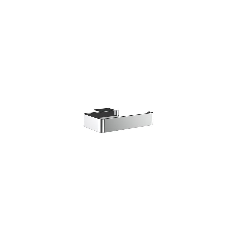 emco Loft Papierhalter ohne Deckel chrom rechteckige Abdeckrosette flacher Stab Zamak m... EMCO-050000101 4018445078047 (Abb. 1)