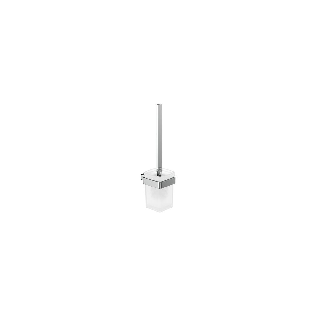 emco Loft Bürstengarnitur Wandmodell Mattglas satiniert Chrom Zamak mit Befestigungsmat... EMCO-051500100 4018445078078 (Abb. 1)