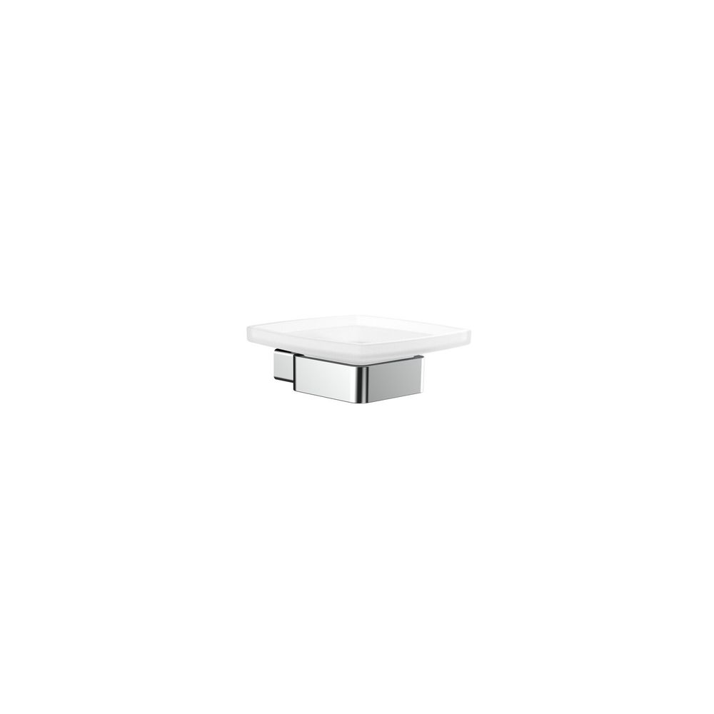 emco Loft Seifenhalter Wandmodell satiniertes Kristallglas mit verdeckter Befestigung c... EMCO-053000100 4018445078108 (Abb. 1)