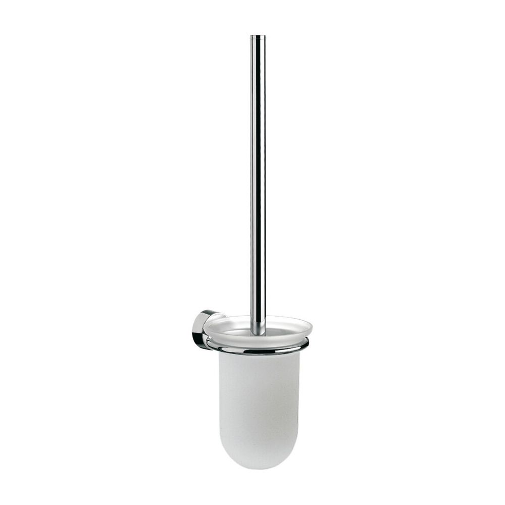 emco Rondo 2 Bürstengarnitur Wandmontage Mattglas satiniert Stiel Chrom Zamak mit Befes... EMCO-451500101 4018445074674 (Abb. 1)