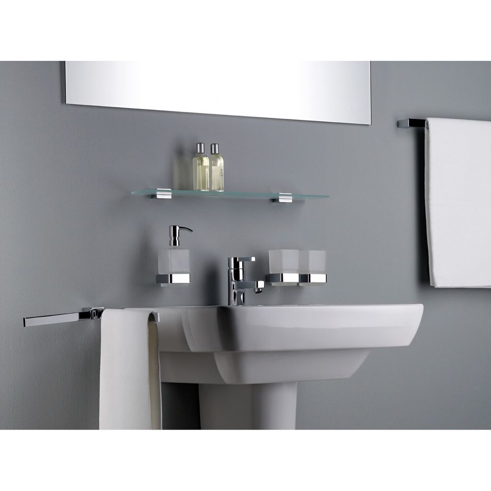 emco Loft Glashalter satiniertes Kristallglas Wandmodell mit verdeckter Befestigung und... EMCO-052000100 4018445078085 (Abb. 2)