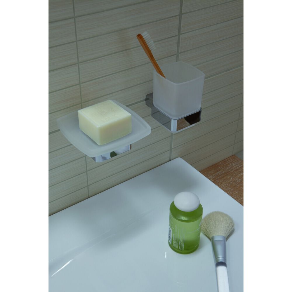 emco Loft Glashalter satiniertes Kristallglas Wandmodell mit verdeckter Befestigung und... EMCO-052000100 4018445078085 (Abb. 5)