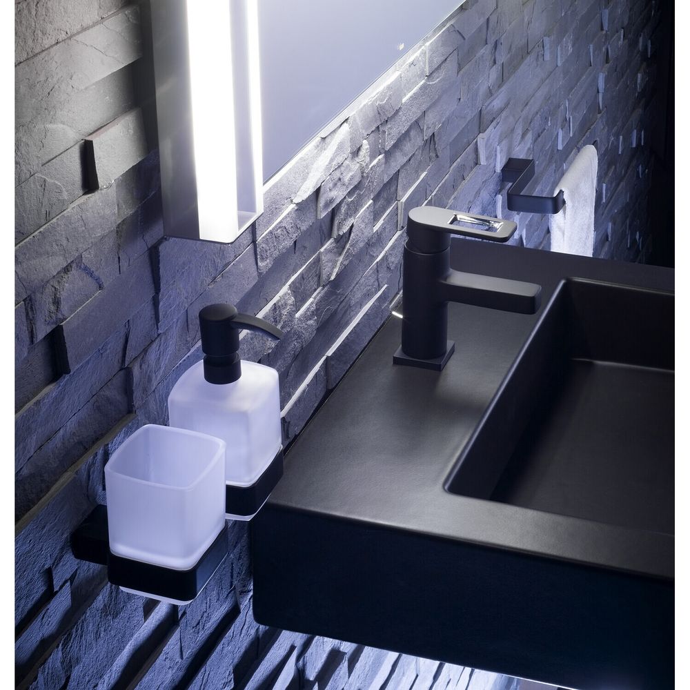 emco Loft Glashalter satiniertes Kristallglas Wandmodell mit verdeckter Befestigung und... EMCO-052000100 4018445078085 (Abb. 7)