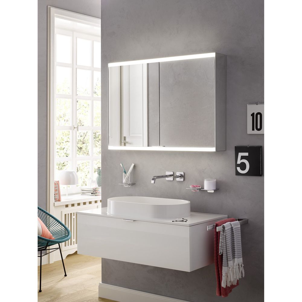 emco LED Lichtspiegelschrank prime2 Facelift Aufputz 1000x600 mm 2-türig mit Glasablage... EMCO-949706345 4018445141468 (Abb. 3)