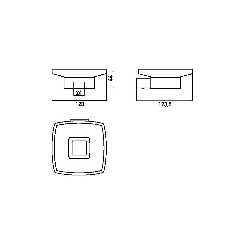 emco Loft Seifenhalter Wandmodell satiniertes Kristallglas mit verdeckter Befestigung c... EMCO-053000100 4018445078108 (Abb. 4)