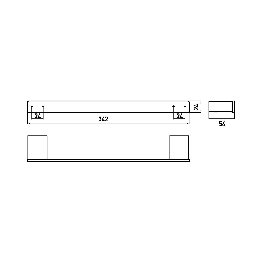 emco Wannengriff Loft Metallgriff 300mm Wandmontage Chrom... EMCO-057000130 4018445078191 (Abb. 5)