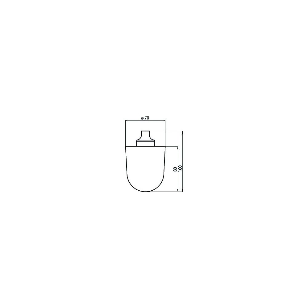 emco System Ersatzbürste Bürstengarnitur Kunststoff matt 70x107 mm passend zu Cue Fino ... EMCO-101513990 4018445073004 (Abb. 2)