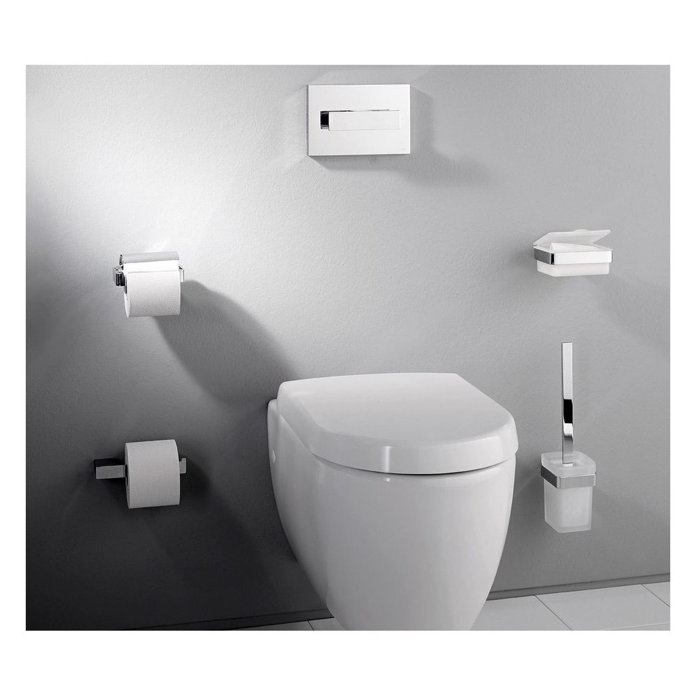 emco Loft Bürstengarnitur Wandmodell Mattglas satiniert Chrom Zamak mit Befestigungsmat... EMCO-051500100 4018445078078 (Abb. 2)