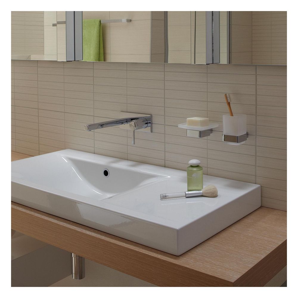 emco Loft Seifenhalter Wandmodell satiniertes Kristallglas mit verdeckter Befestigung c... EMCO-053000100 4018445078108 (Abb. 4)