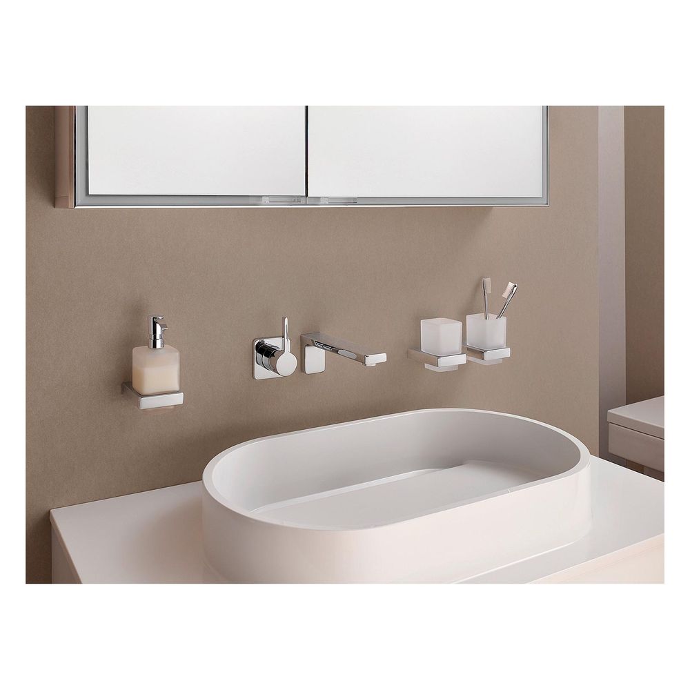 emco Flüssigseifenspender trend, 250ml, 81x159x100mm, Zinkdruckguss/Kristallglas, Chrom... EMCO-022100100 4018445104241 (Abb. 2)