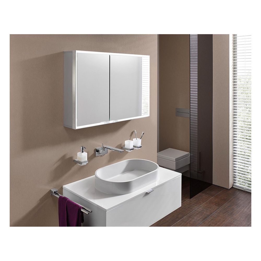emco Flüssigseifenspender trend, 250ml, 81x159x100mm, Zinkdruckguss/Kristallglas, Chrom... EMCO-022100100 4018445104241 (Abb. 4)