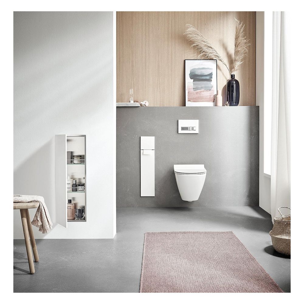 emco WC-Modul asis pure Unterputz, 730mm, rechts, Aluminium, Alpinweiß... EMCO-975551301 4018445127301 (Abb. 4)