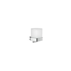emco Loft Einhand Seifenspender Glasteil satiniert chrom eckig 155 ml mit Kipphebel und... EMCO-052100103 4018445106733 (Abb. 1)