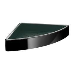 emco Loft Eckschwammkorb mit Kunststoffeinsatz Wandmontage 179x36x179 mm Schwarz Zamak... EMCO-054513303 4018445115759 (Abb. 1)