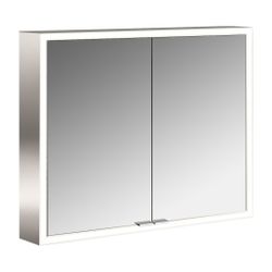 emco LED Lichtspiegelschrank prime Facelift Aufputz 800x600 mm 2-türig mit Glasablagen ... EMCO-949706362 4018445140737 (Abb. 1)