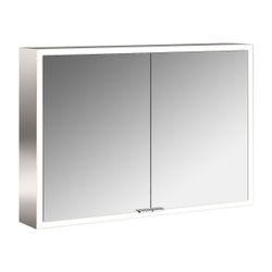 emco LED Lichtspiegelschrank Prime Facelift Aufputz 1000x600 mm 2-türig mit Glasablagen... EMCO-949706383 4018445140768 (Abb. 1)