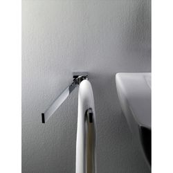 emco Loft Handtuchhalter schwenkbar 2-armig 337x flacher Stab chrom mit Befestigungsmat... EMCO-055000131 4018445078153 (Abb. 1)