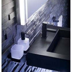 emco Loft Glashalter satiniertes Kristallglas Wandmodell mit verdeckter Befestigung und... EMCO-052000100 4018445078085 (Abb. 1)