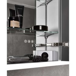 emco LED Lichtspiegelschrank Prime Facelift Aufputz 1200x600 mm 2-türig mit Glasablagen... EMCO-949706384 4018445140799 (Abb. 1)