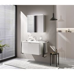 emco Lichtspiegelschrank pure 2 Classic Aufputz mit Waschtischbeleuchtung LED dimmbar 2... EMCO-979705505 4018445134019 (Abb. 1)