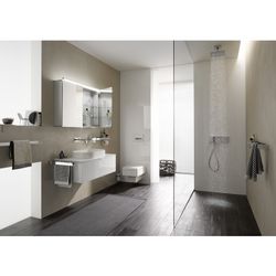 emco Lichtspiegelschrank Aufputz 2 Türen 1000mm pureLED Leuchte 4000K mit Glasablagen S... EMCO-979705083 4018445105071 (Abb. 1)