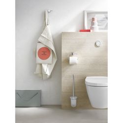 emco Rondo 2 Bürstengarnitur Wandmontage Mattglas satiniert Stiel Chrom Zamak mit Befes... EMCO-451500101 4018445074674 (Abb. 1)